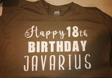 Load image into Gallery viewer, Custom Birthday T-Shirt