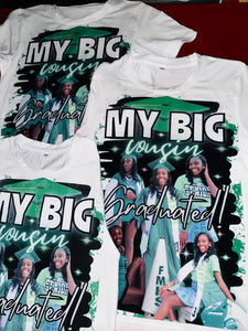 Custom 3D Grad Shirt