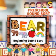 Load image into Gallery viewer, Preschool Sound Sort Learning Game
